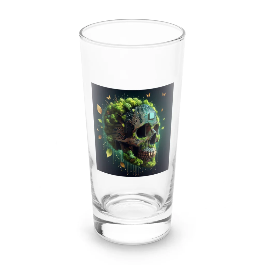 wワンダーワールドwのSKULL031 Long Sized Water Glass :front