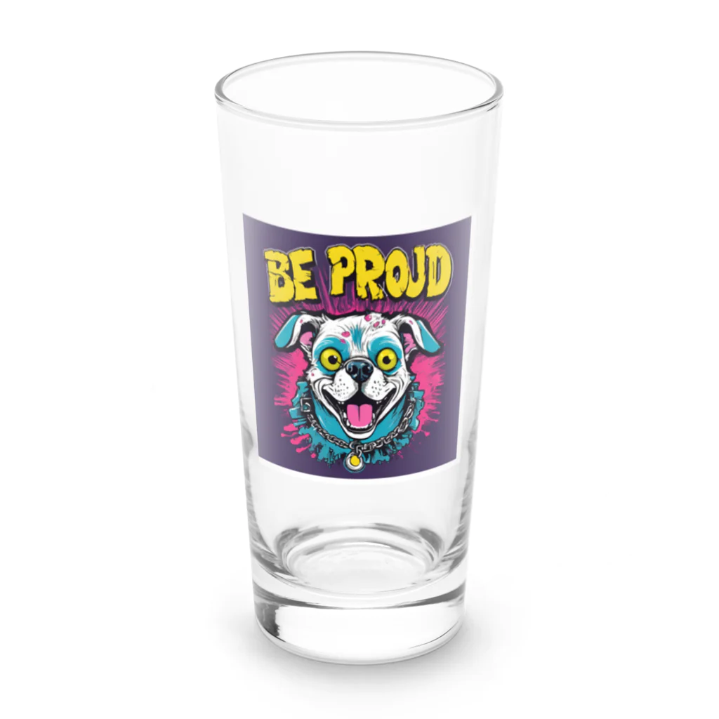 Be proudのBe proudわんちゃんバンドT Long Sized Water Glass :front