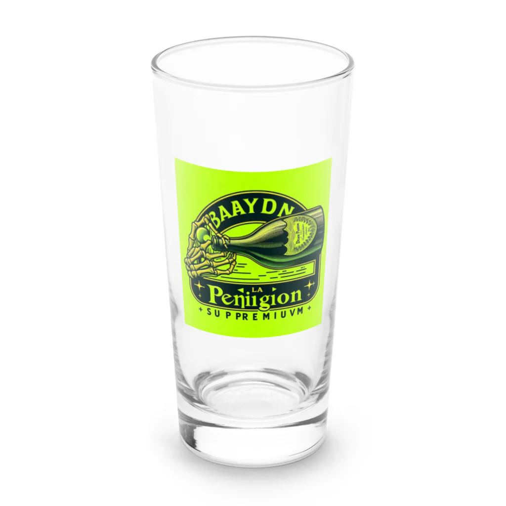 BABYLON  Channel　aiのドンペリ　骸骨　蛍光グリーン Long Sized Water Glass :front