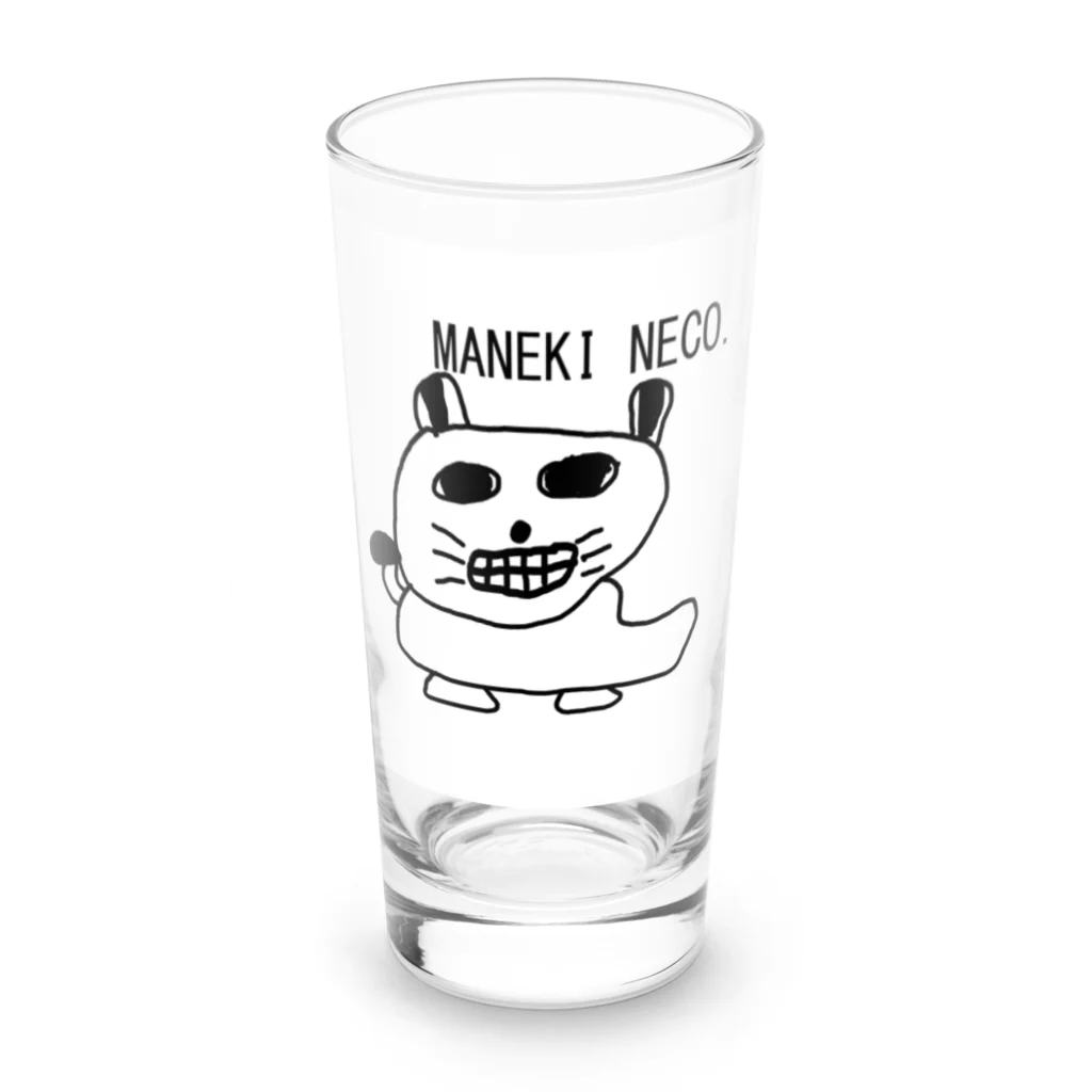 HADAKAGEKKO(WEEP＆TAKE)のMANEKINECO EGOKOROKAIMU Long Sized Water Glass :front