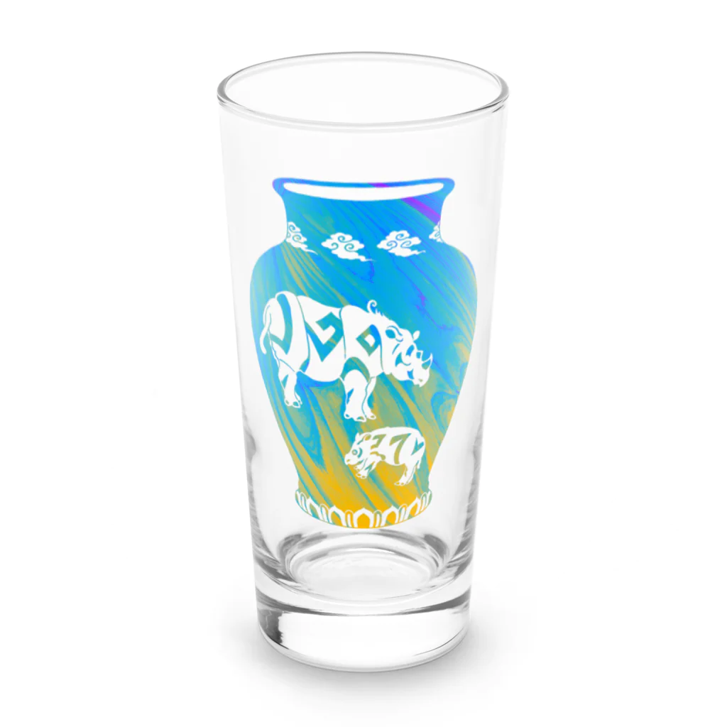 Nature Art GalleryのNature Art Gallery　スマトラサイ Long Sized Water Glass :front