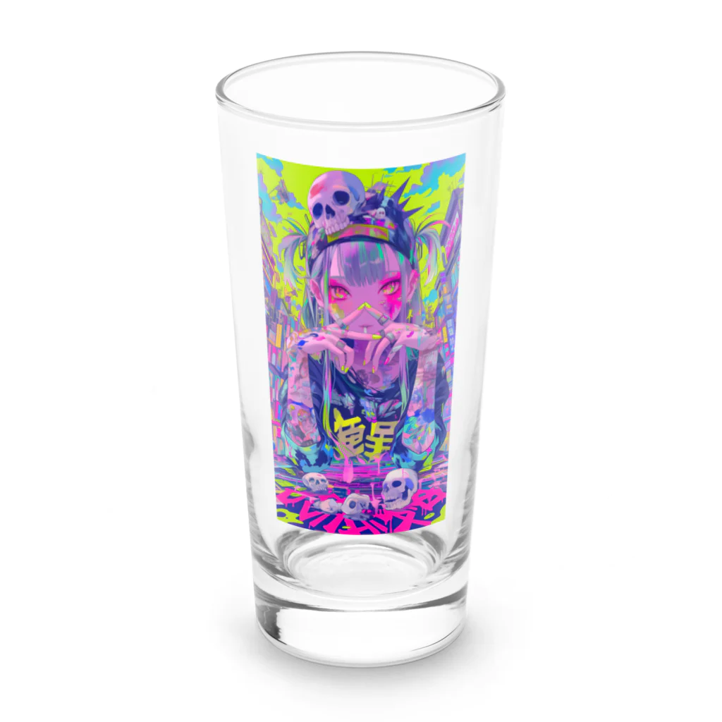 ArtZusiのギークな子 Long Sized Water Glass :front