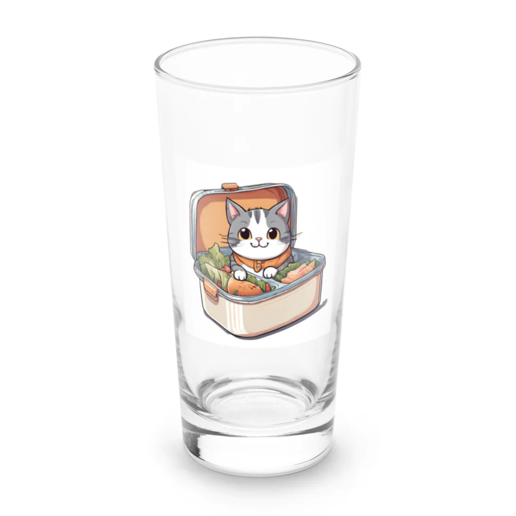 HIROYAN5935のキャットランチボックス Long Sized Water Glass :front