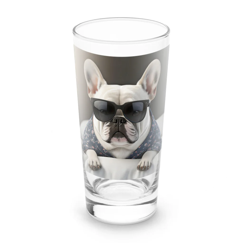 SI-SAAのおやすみBOSS犬 Long Sized Water Glass :front