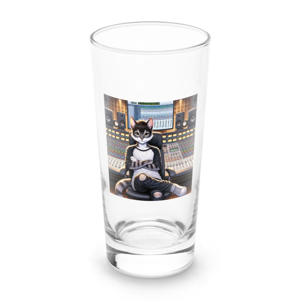 ２５GoodsShopのミキサー猫A Long Sized Water Glass :front