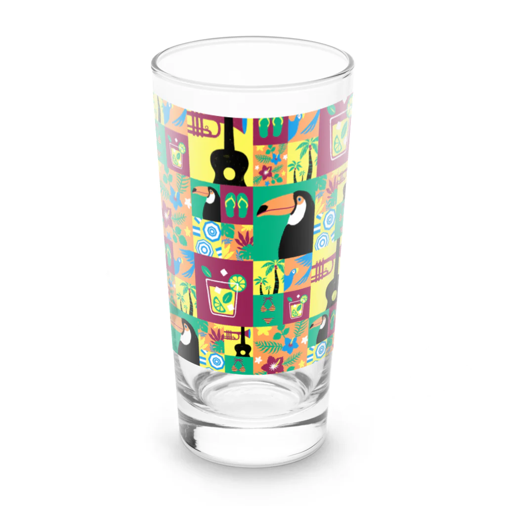 IZANAMI by Akane YabushitaのBrasilidades（リオのカーニバル） Long Sized Water Glass :front