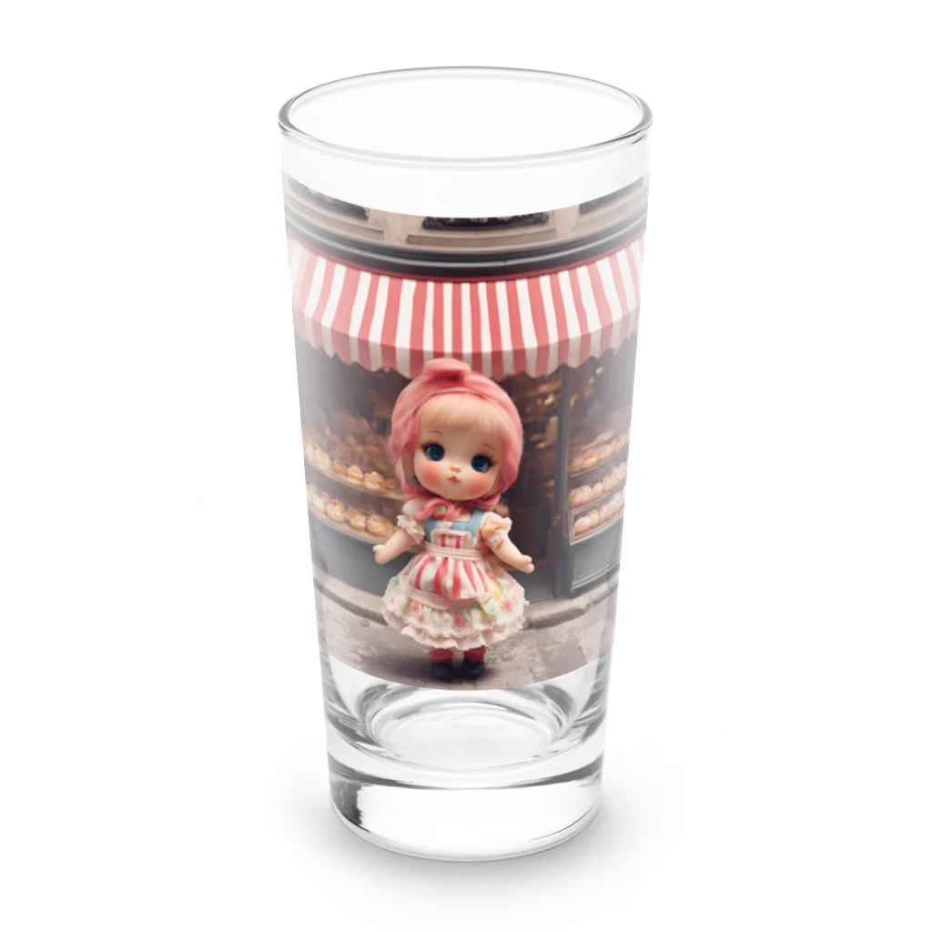 HOSHI-TANEKO🌠の🥐ブーランジェリー🍞女の子🌺 Long Sized Water Glass :front