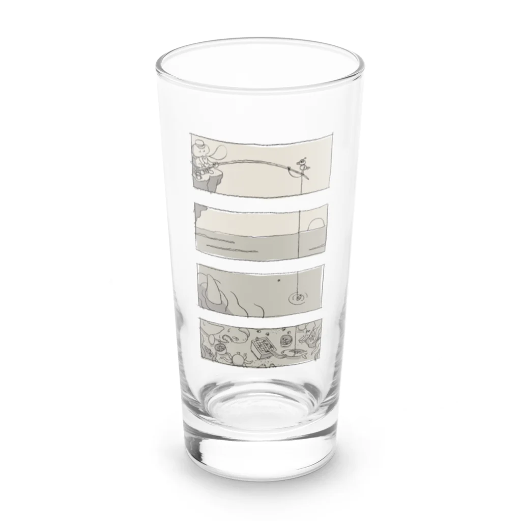 小枝えこの成果の無い釣り Long Sized Water Glass :front