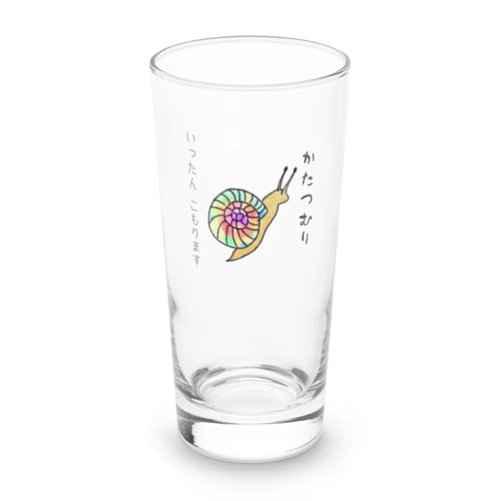 honoeのしんぼるず→かたつむり Long Sized Water Glass :front