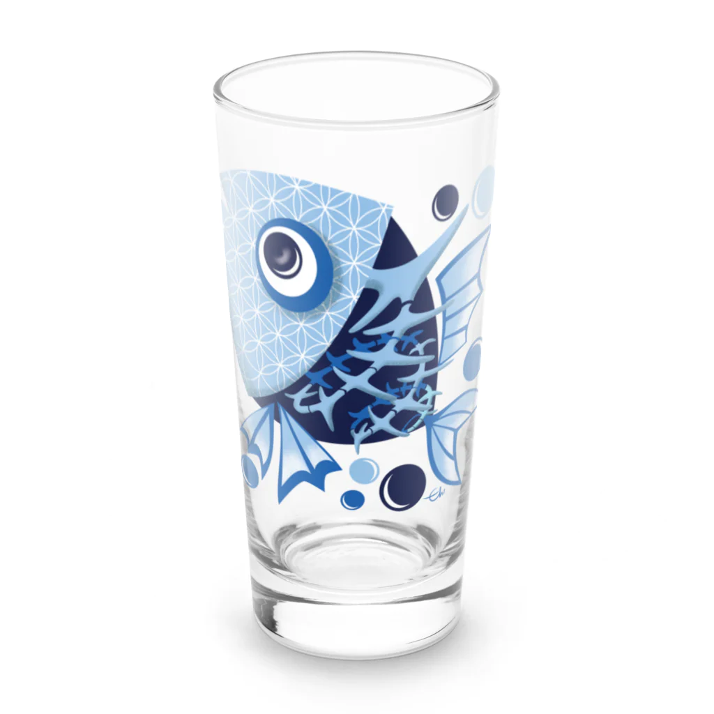 echicaのSwirl Swim Bone Long Sized Water Glass :front