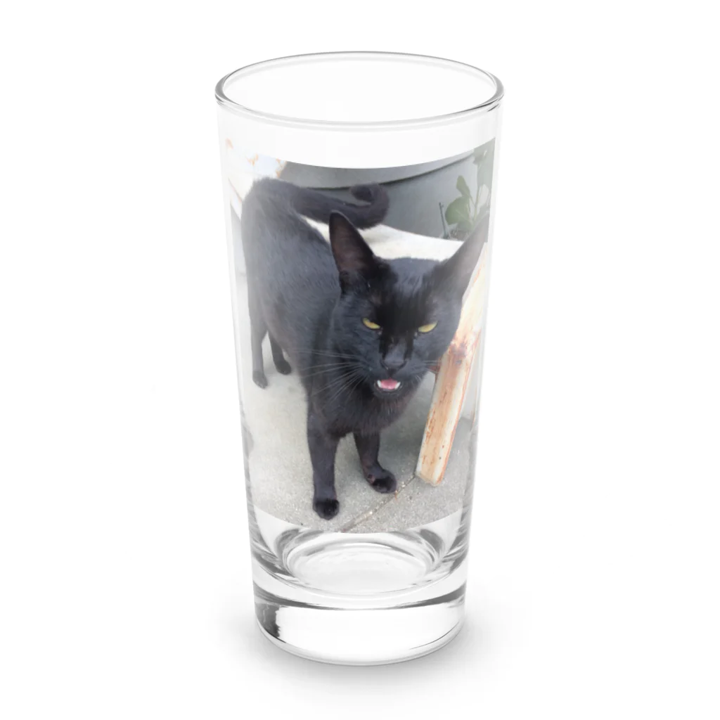 nightwalkerの黒ひょうぜッッ！ Long Sized Water Glass :front