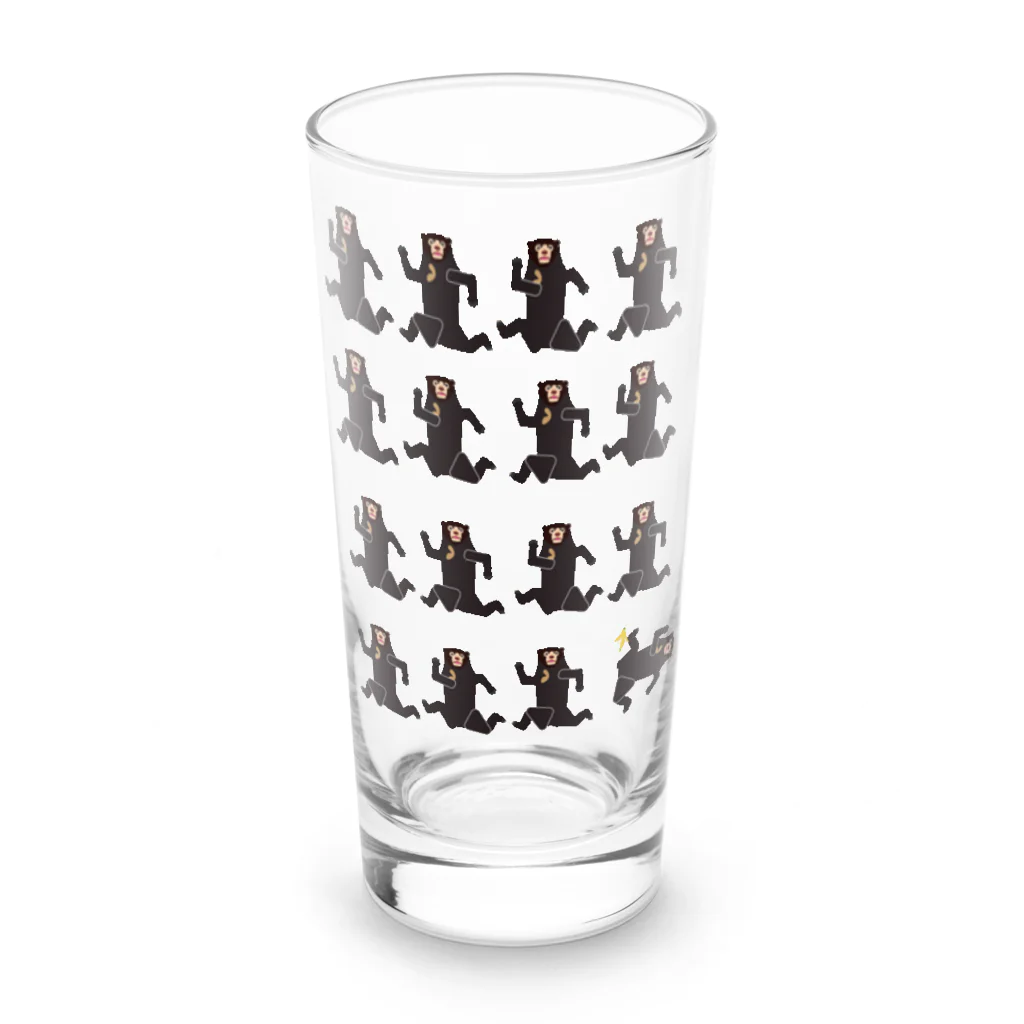 つきれうのバナナとクマクマクマ……… Long Sized Water Glass :front