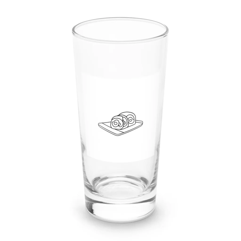 8890のラインアート　寿司 Long Sized Water Glass :front