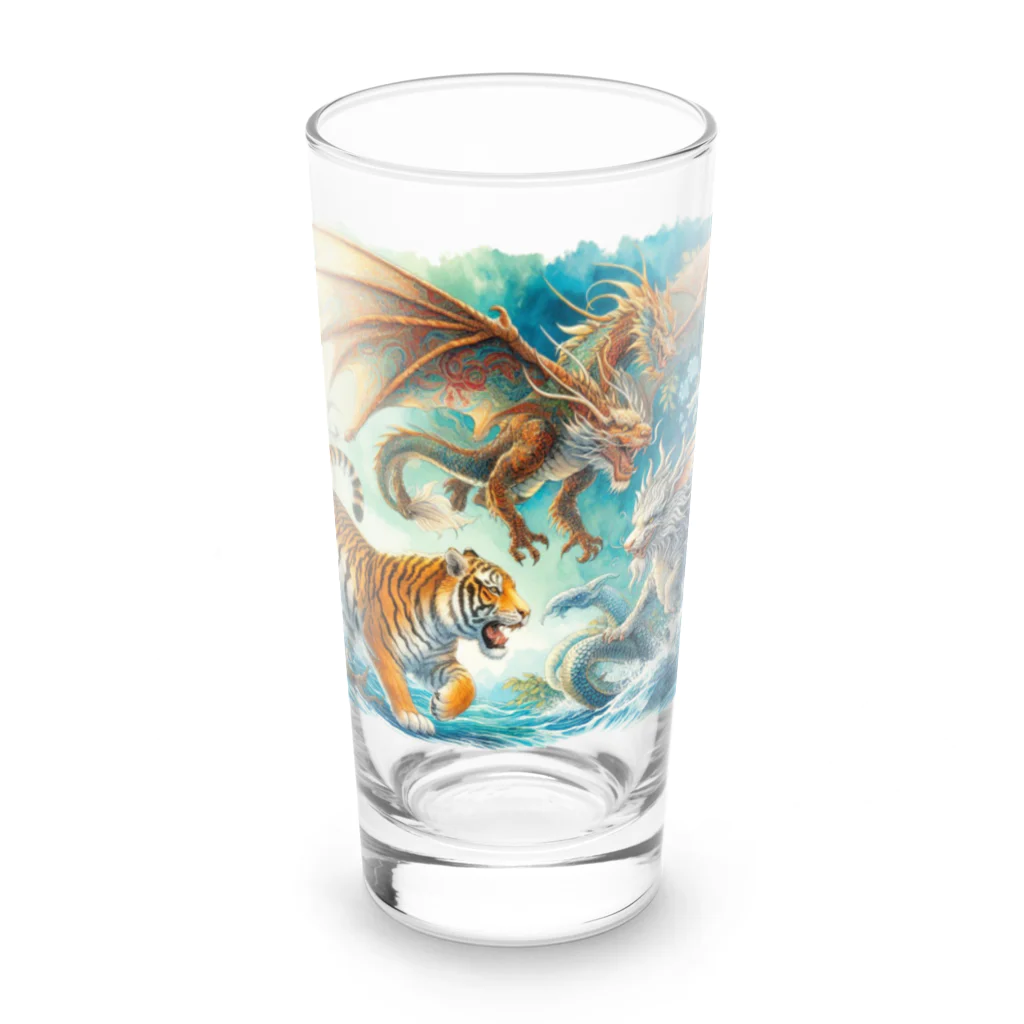 momonekokoの異世界の戦い Long Sized Water Glass :front