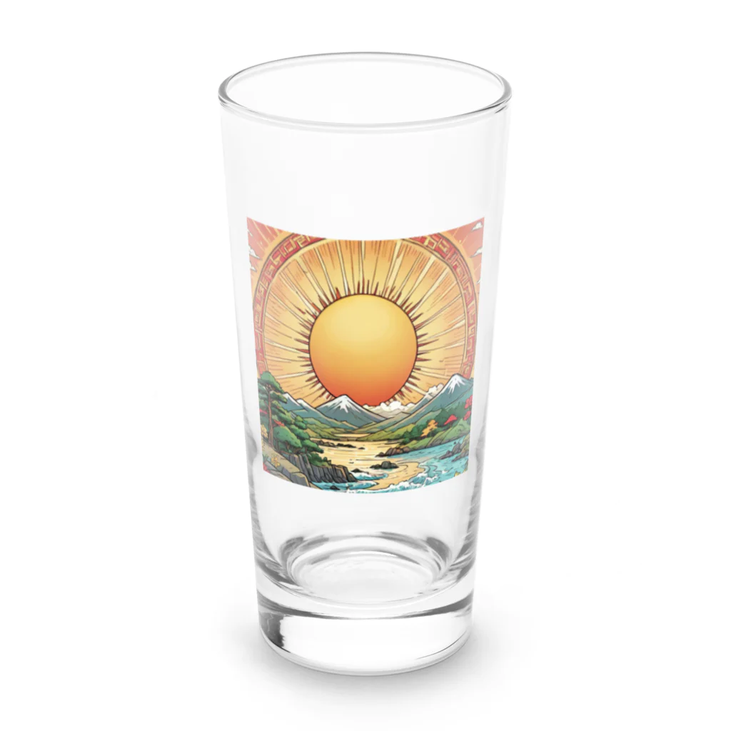 yukki1975の6月_夏至 Long Sized Water Glass :front