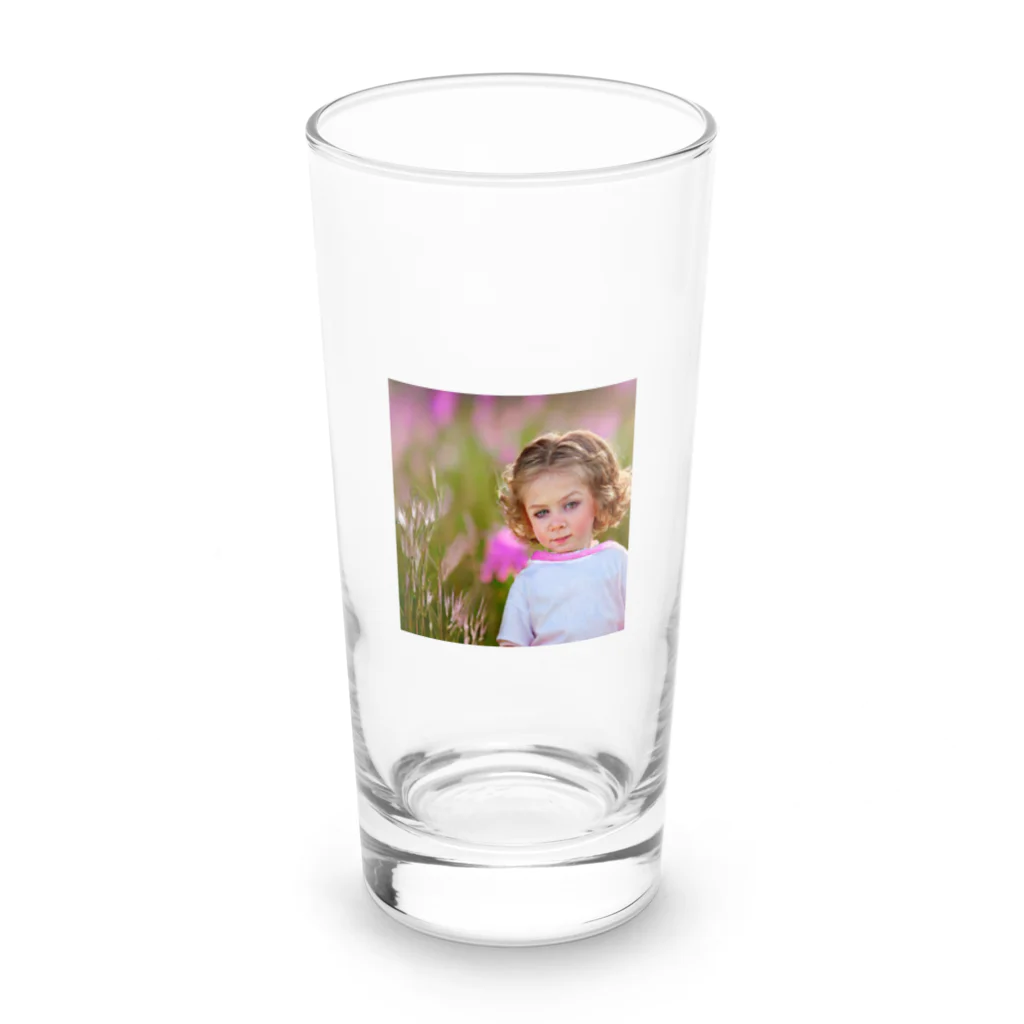 Natural Eleganceの天使のような少年 Long Sized Water Glass :front