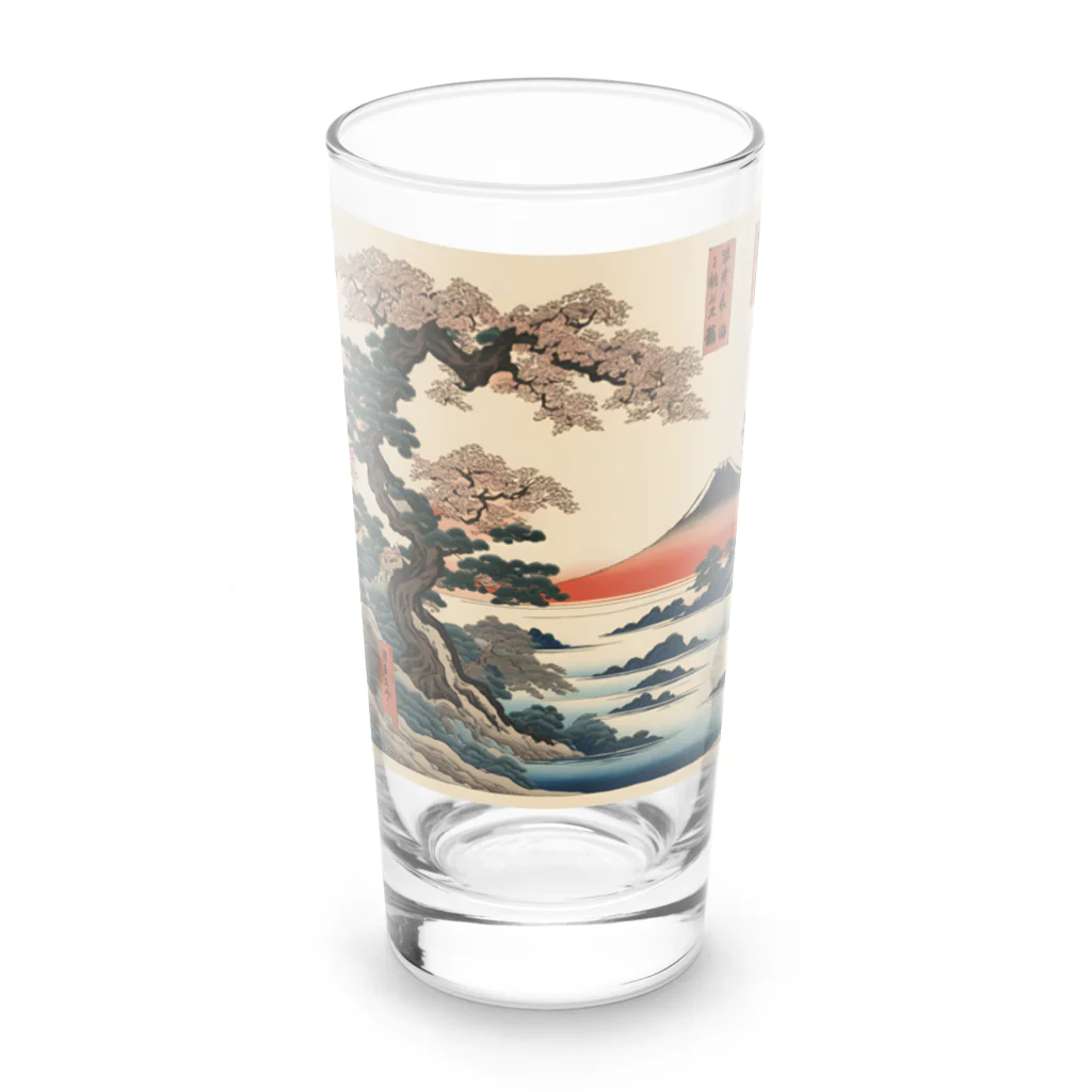 8890の浮世絵 Long Sized Water Glass :front