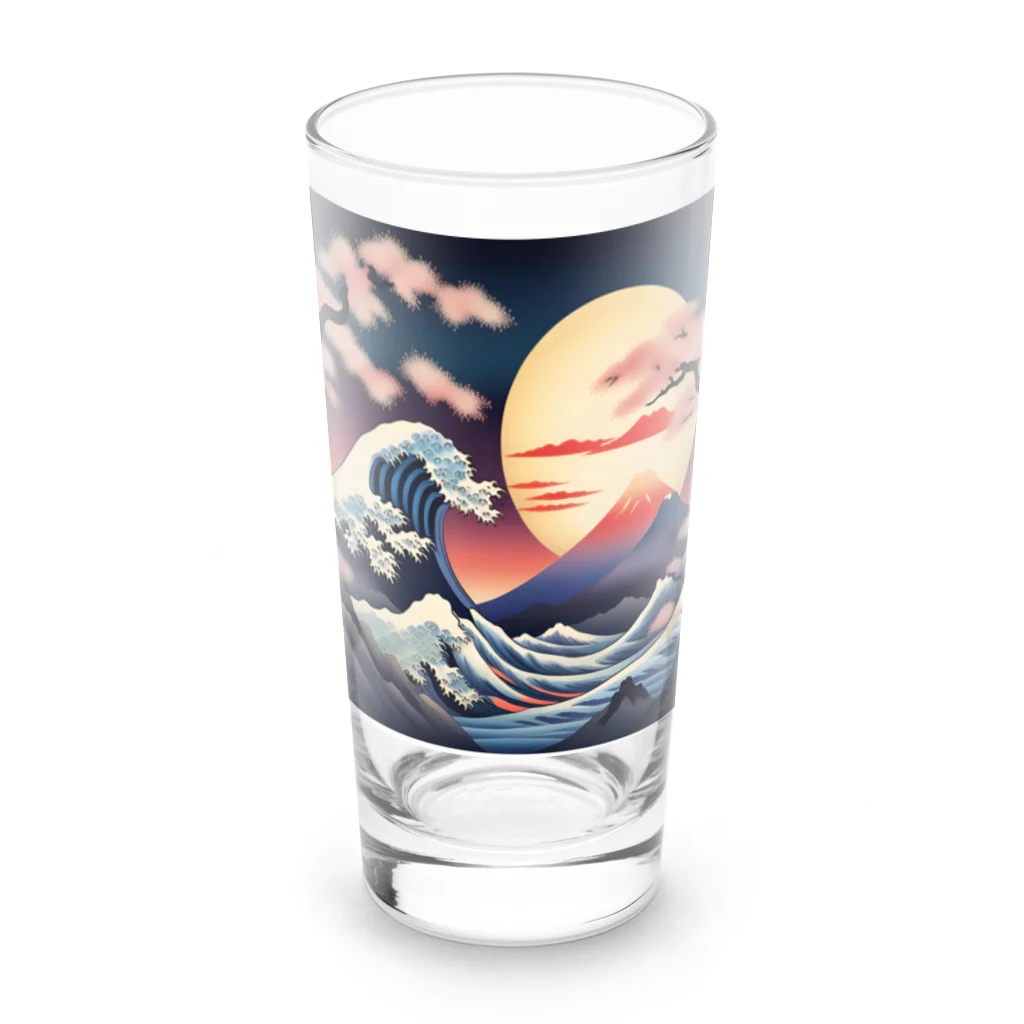8890の浮世絵 Long Sized Water Glass :front