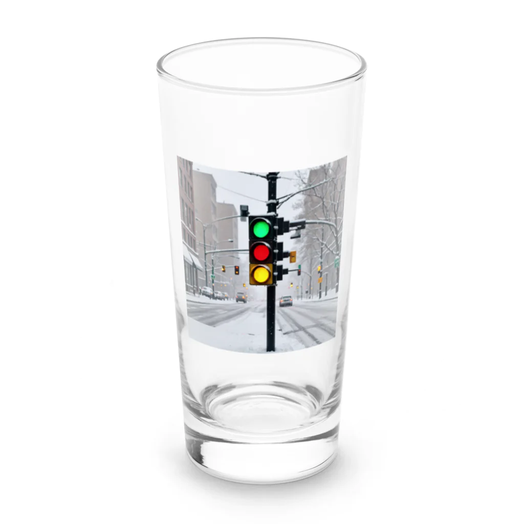 ft141104の「とある国の冬の信号」 Long Sized Water Glass :front