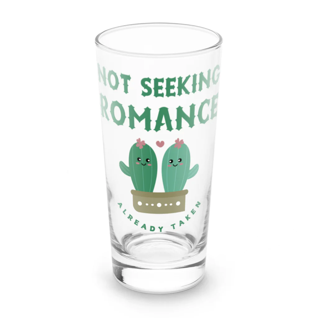 chataro123のNot Seeking Romance: Already Taken Long Sized Water Glass :front