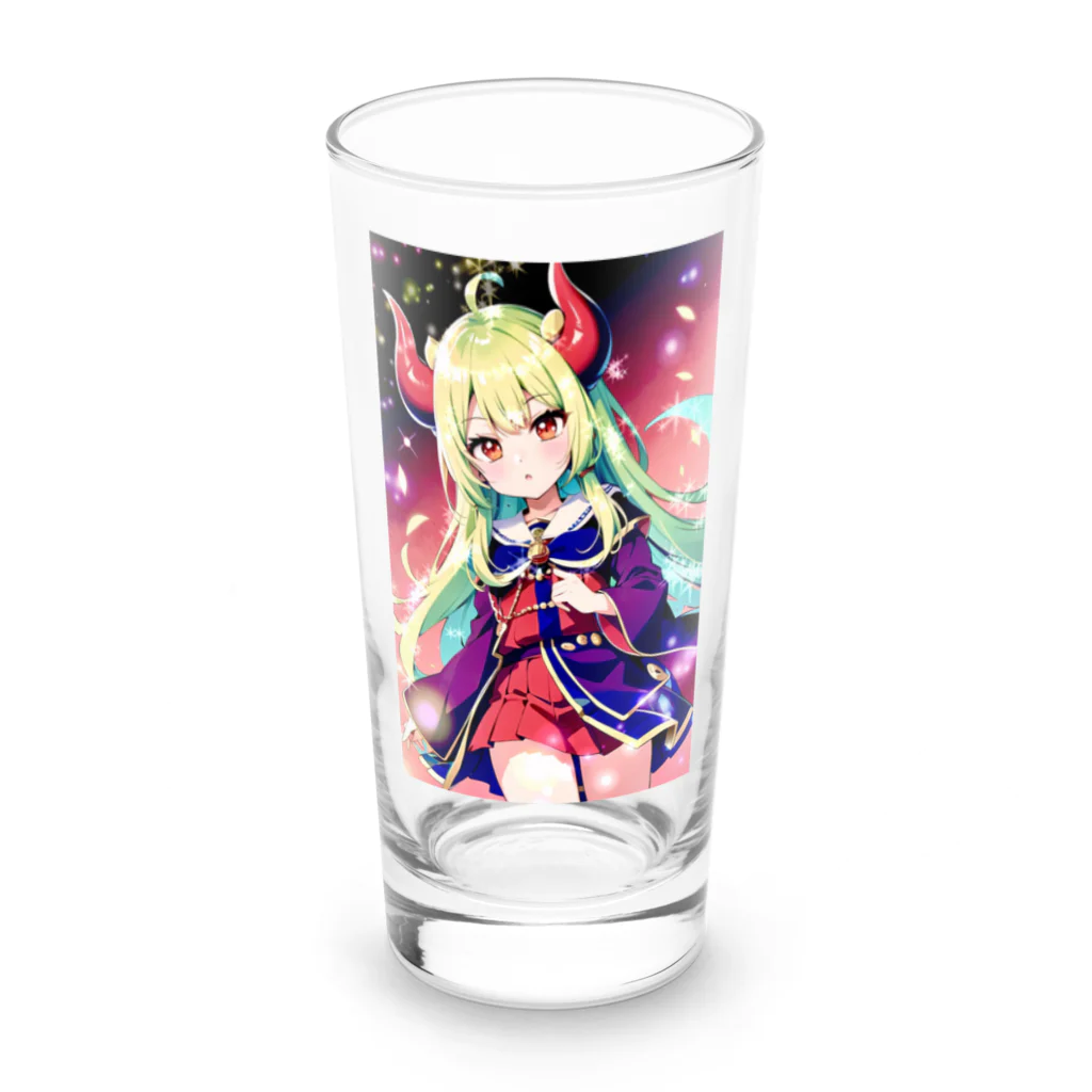 桜音の鬼娘 Long Sized Water Glass :front