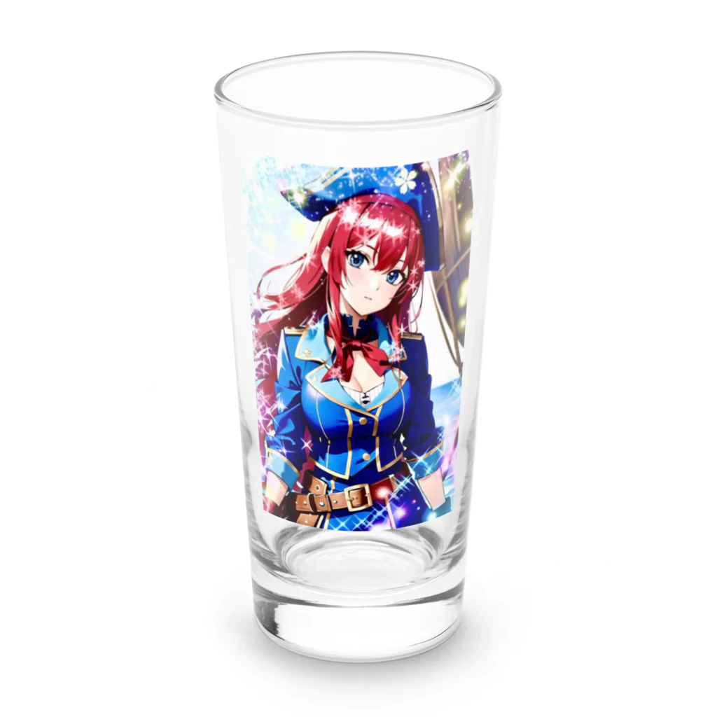 桜音のパイレーツ⭐︎船長⭐︎海賊 Long Sized Water Glass :front