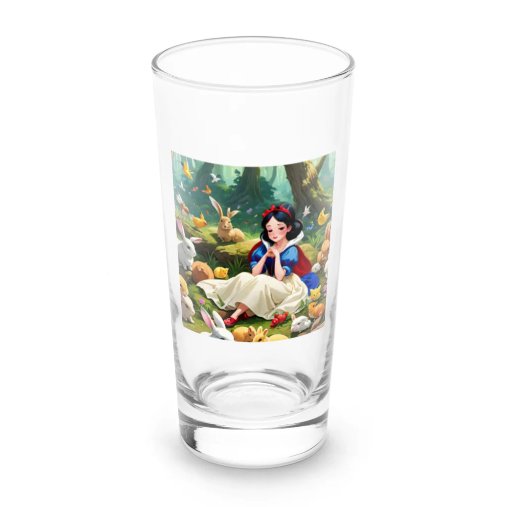 ぴよぴよショップの森の白雪姫 Long Sized Water Glass :front