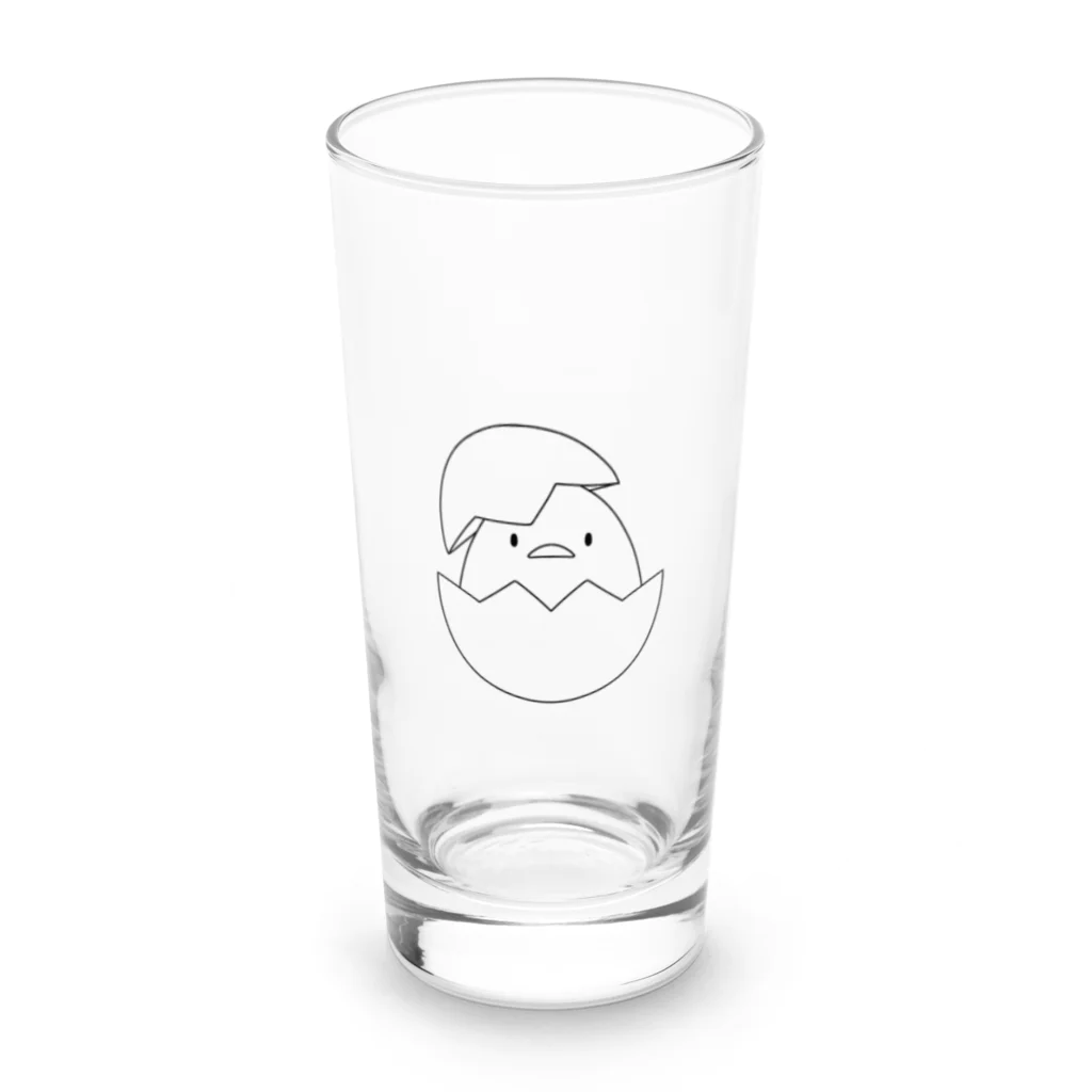 meimeiの産まれたてひよこ Long Sized Water Glass :front