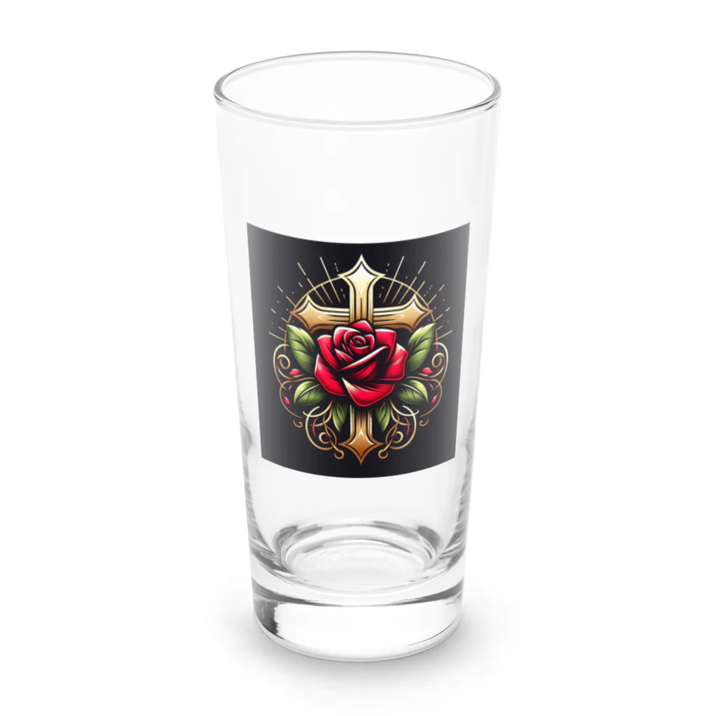 ninja-vUPYzGSUAplbの薔薇クロス Long Sized Water Glass :front