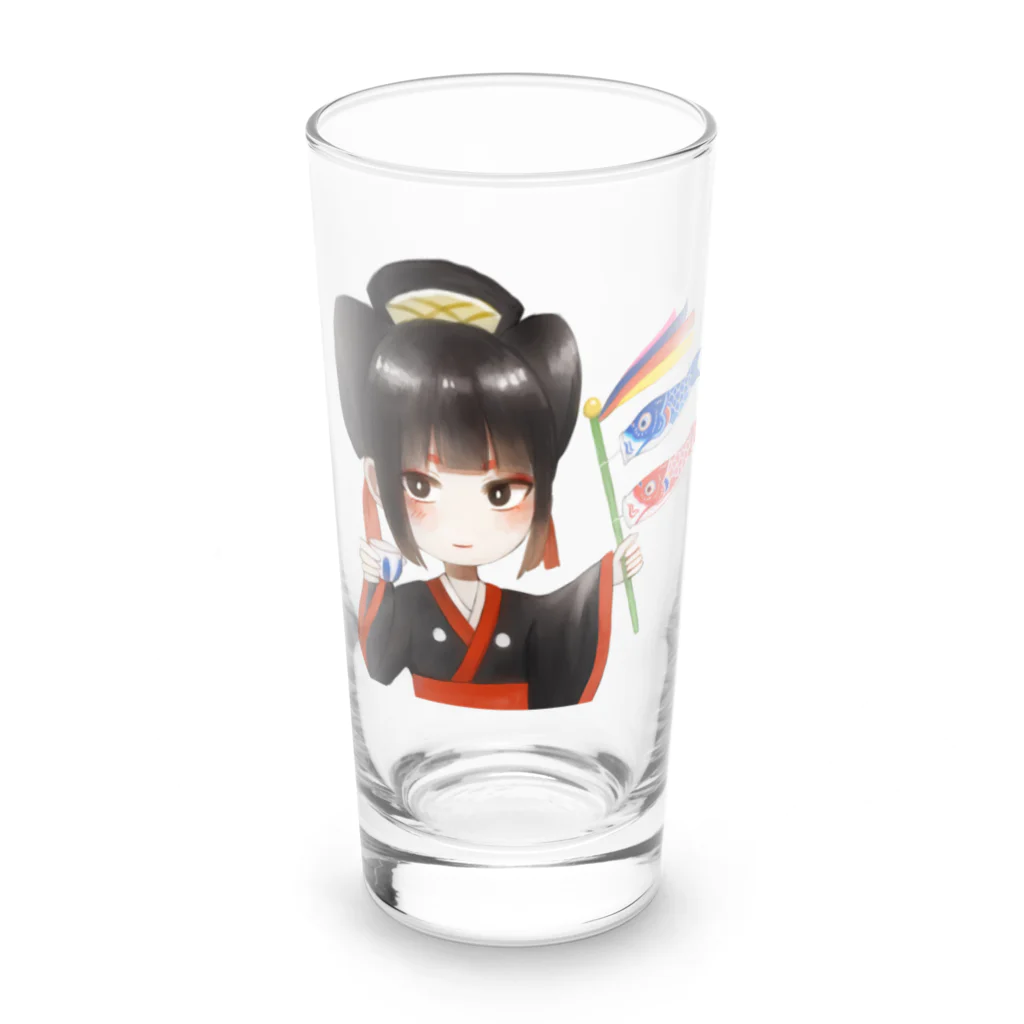 乾杯がーるずSHOPのKanpaiGirl「弁天こいのぼりちゃん」グラス Long Sized Water Glass :front