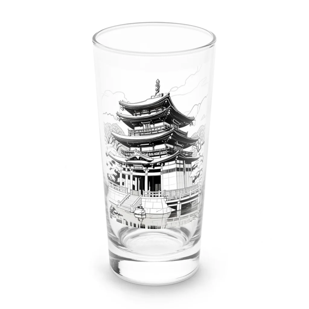 ZZRR12の和の風景 Long Sized Water Glass :front