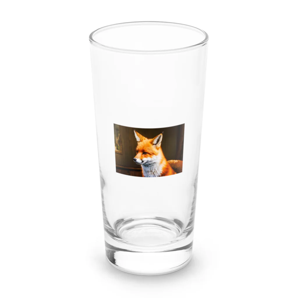 何でもありデザインの狐シリーズ Long Sized Water Glass :front