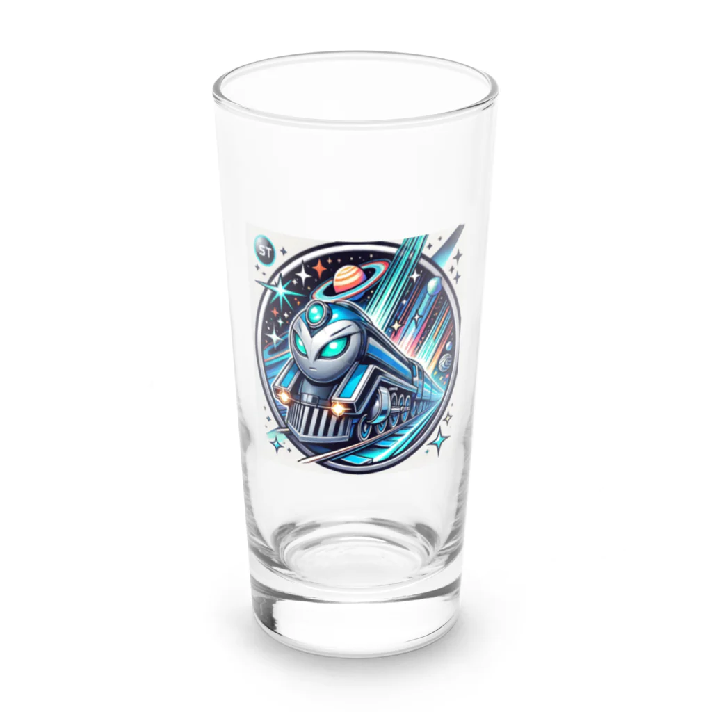 鉄道サークルNGO　レールの響きオリジナルズのSuper Express 峠SLVer Long Sized Water Glass :front