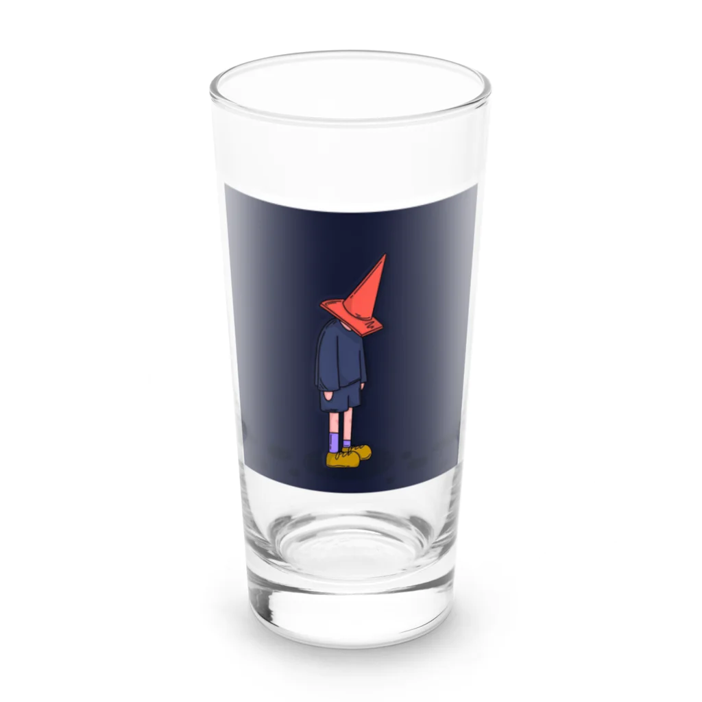 momo ARTのboy Long Sized Water Glass :front