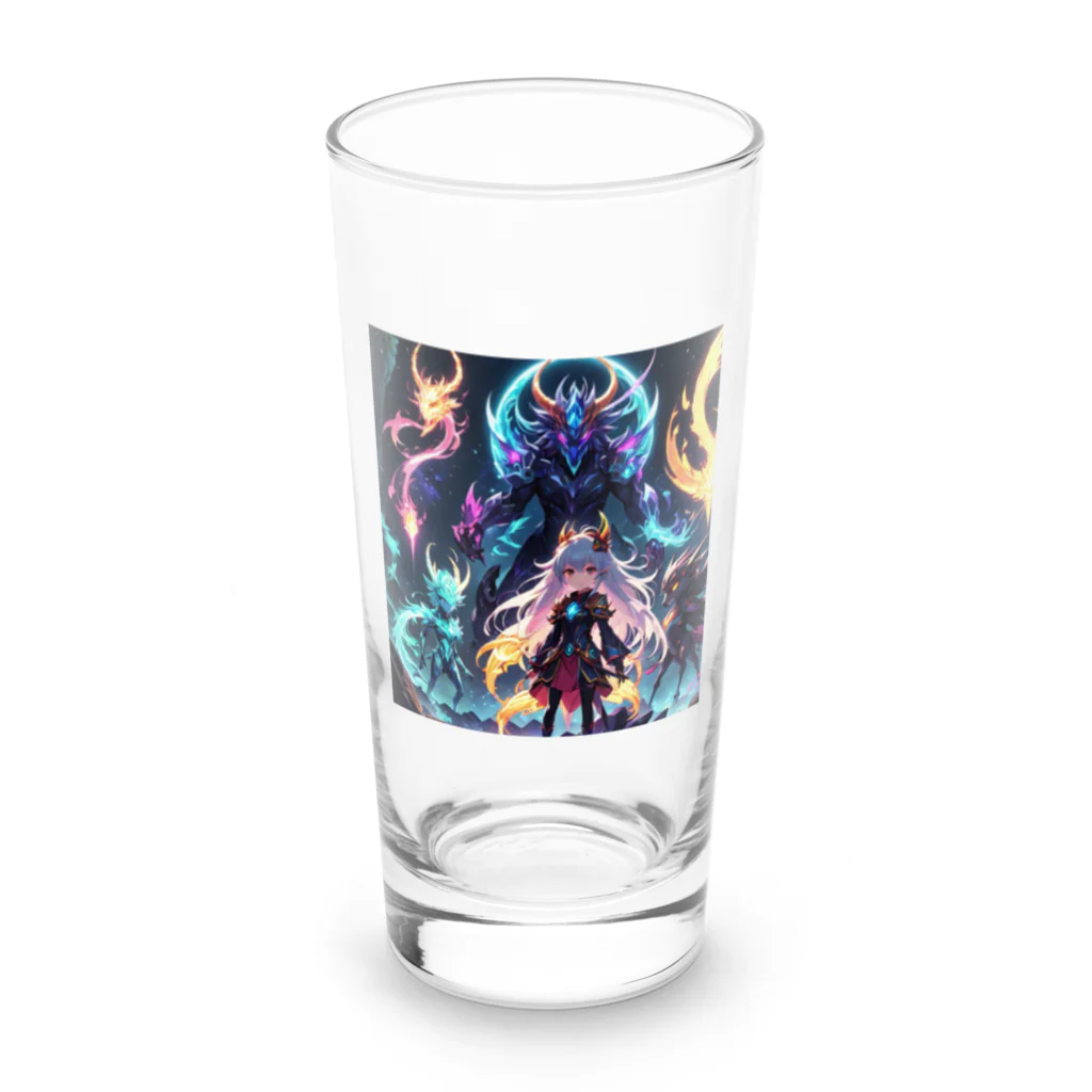 おゆまるるのクリスタルの力を宿す神秘の戦士 Long Sized Water Glass :front