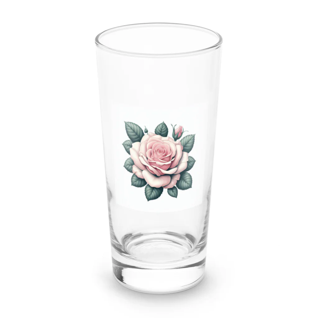 zymrの一本の強い薔薇 Long Sized Water Glass :front