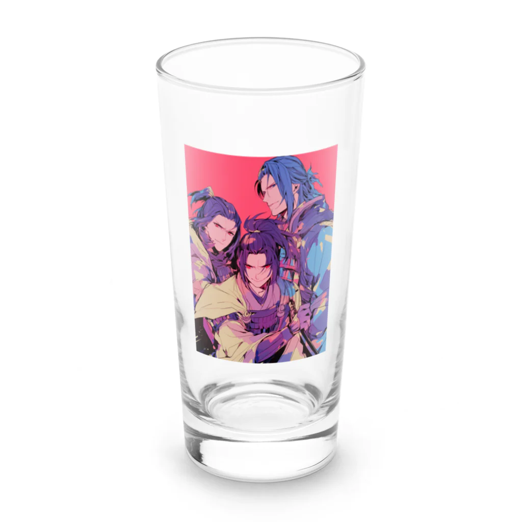 AQUAMETAVERSEの3人の戦国武将3019 Long Sized Water Glass :front