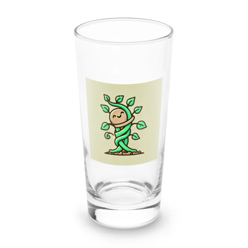 shiromeのグリーン・ラブ Long Sized Water Glass :front