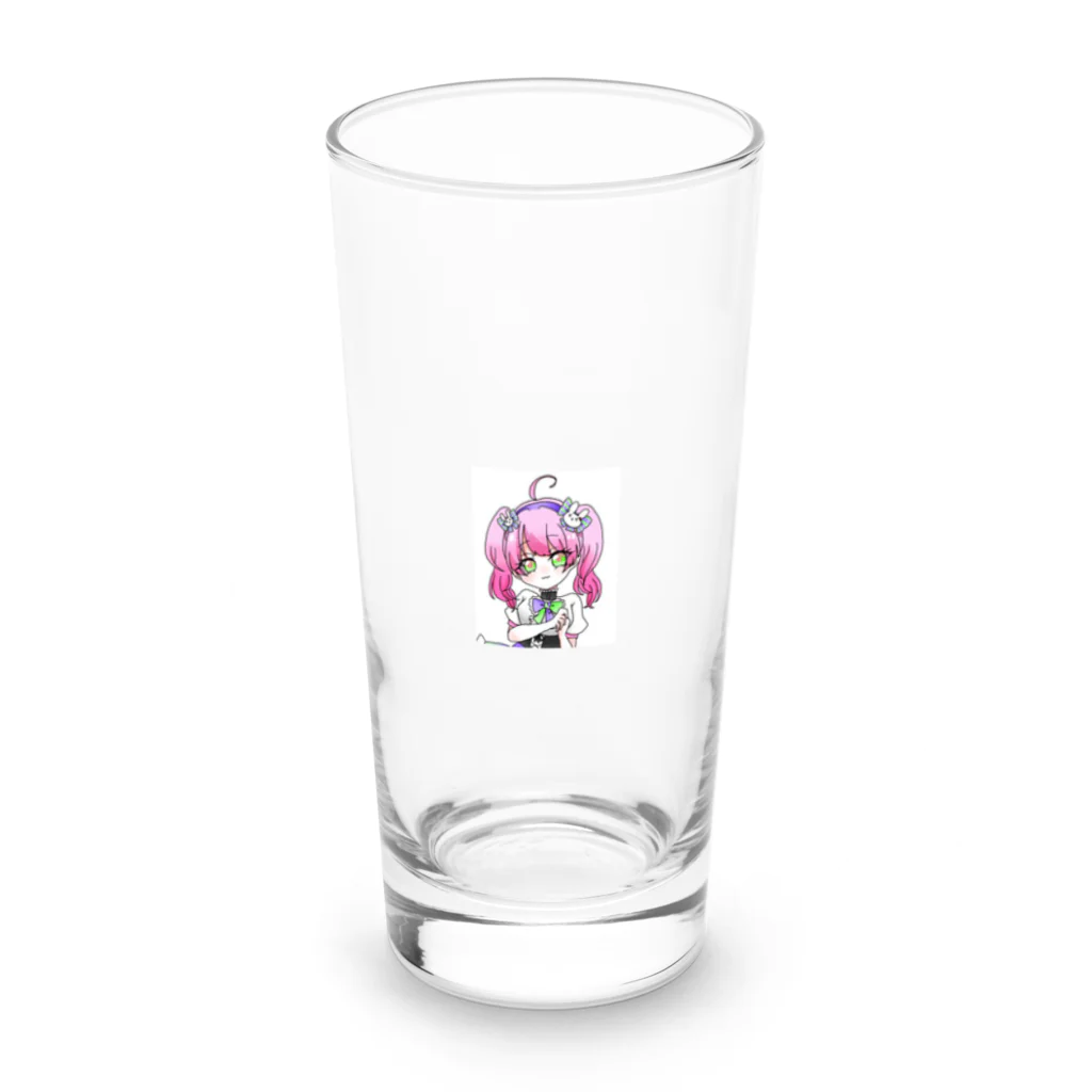 底辺ユーチューバーまぁの底辺ユーチューバーまぁ Long Sized Water Glass :front