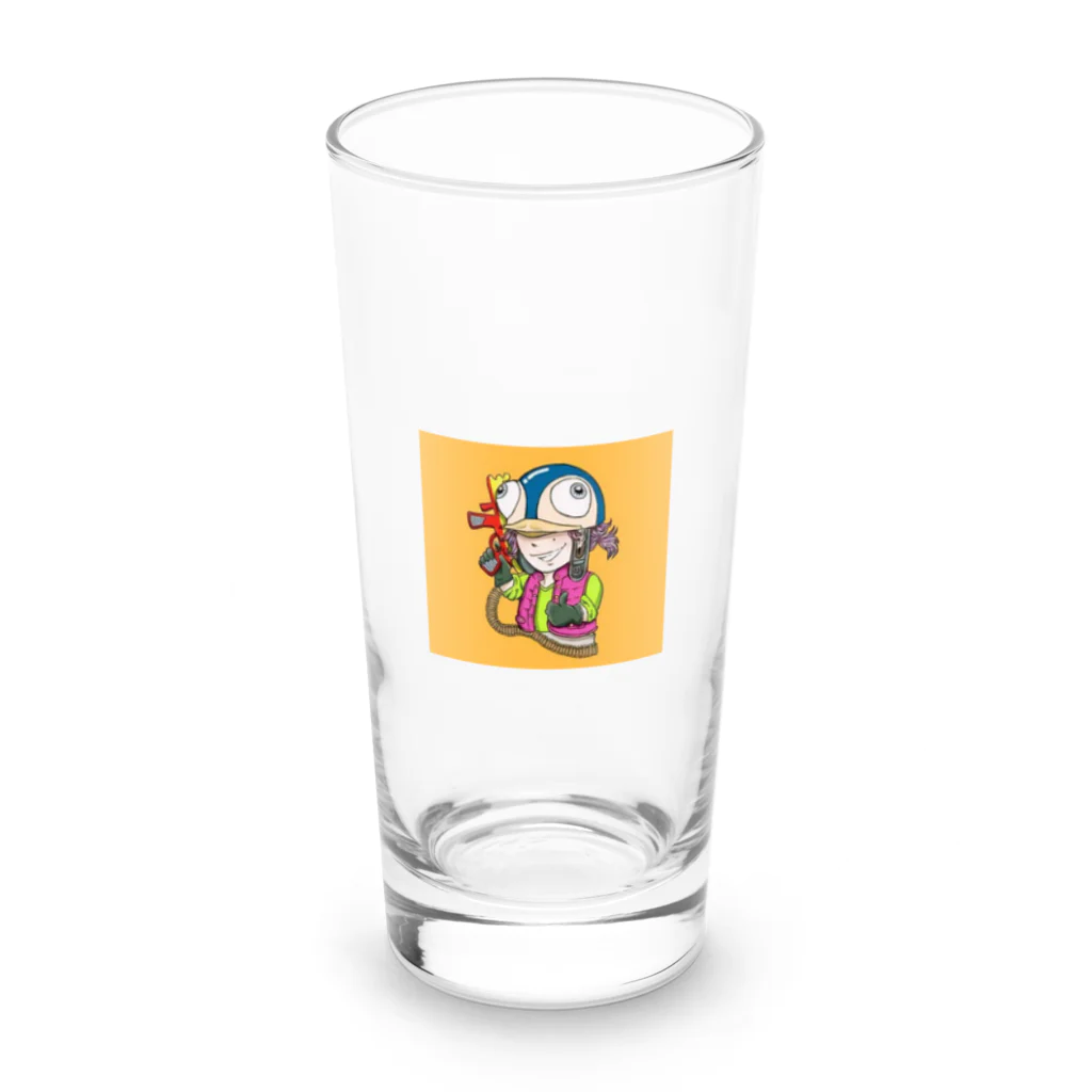 うれぴーまん、のうれぴーまん、 Long Sized Water Glass :front