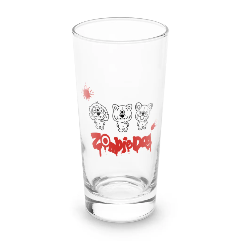 woof you💕のZOMBIE DOG Long Sized Water Glass :front