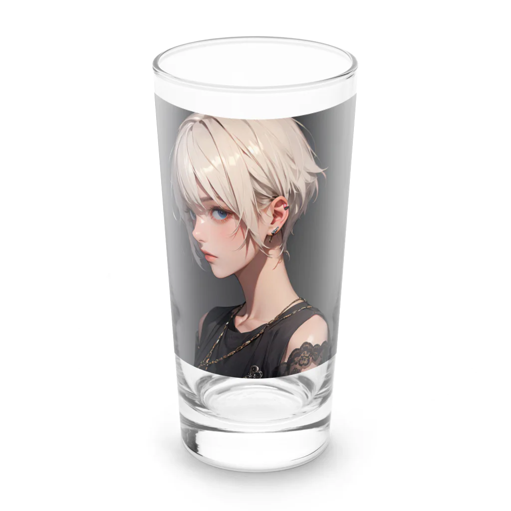 LONGSTONEのボーイッシュガール Long Sized Water Glass :front