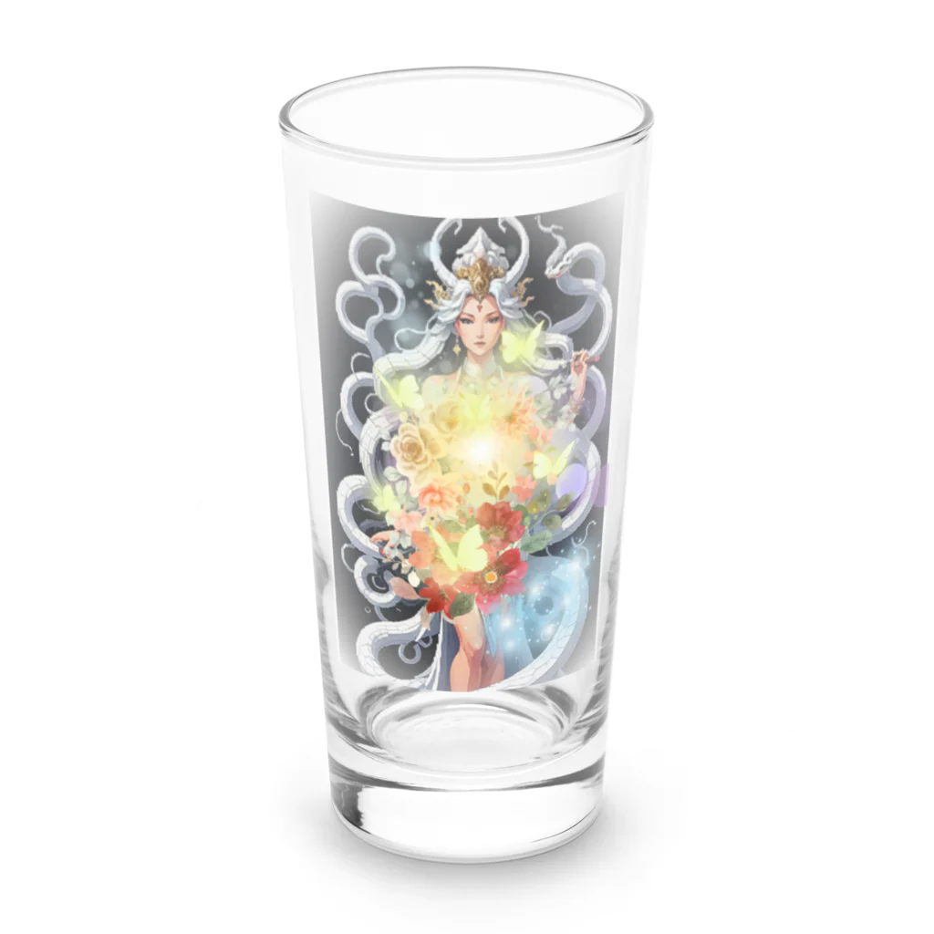 F・Y の白蛇女神様 Long Sized Water Glass :front