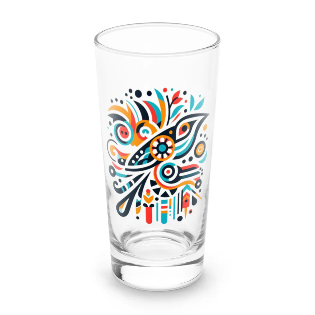 MU-SI-REのエスニックバード Long Sized Water Glass :front