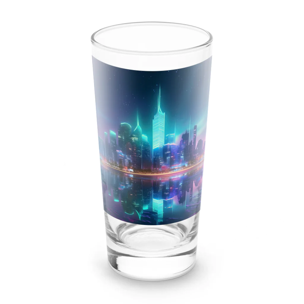 Mysycaの海辺の都市F Long Sized Water Glass :front