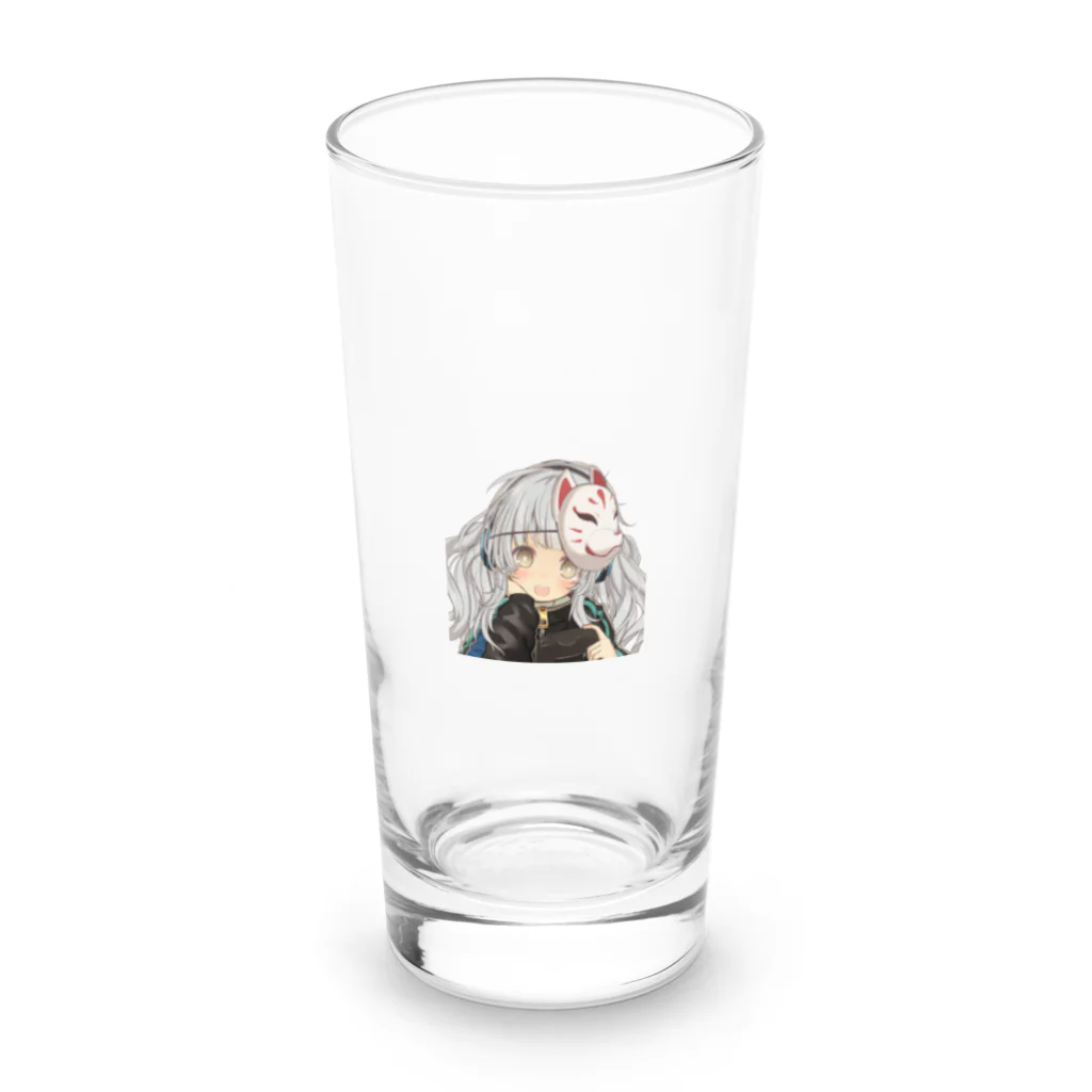 kitune_gamesのきつね推しなら買うべき！ Long Sized Water Glass :front