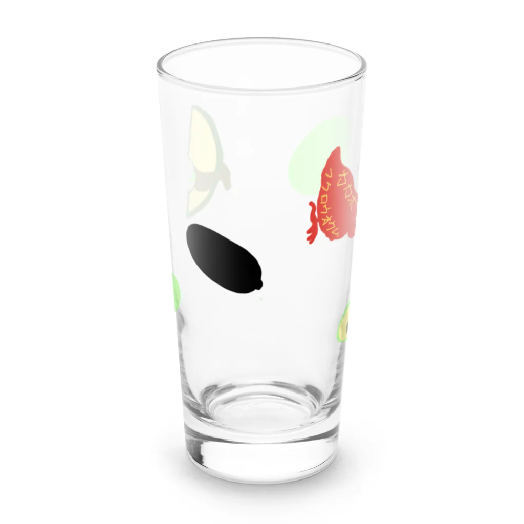 幸温 望☆yukiatsu nozomiのカカポロンググラス Long Sized Water Glass :front