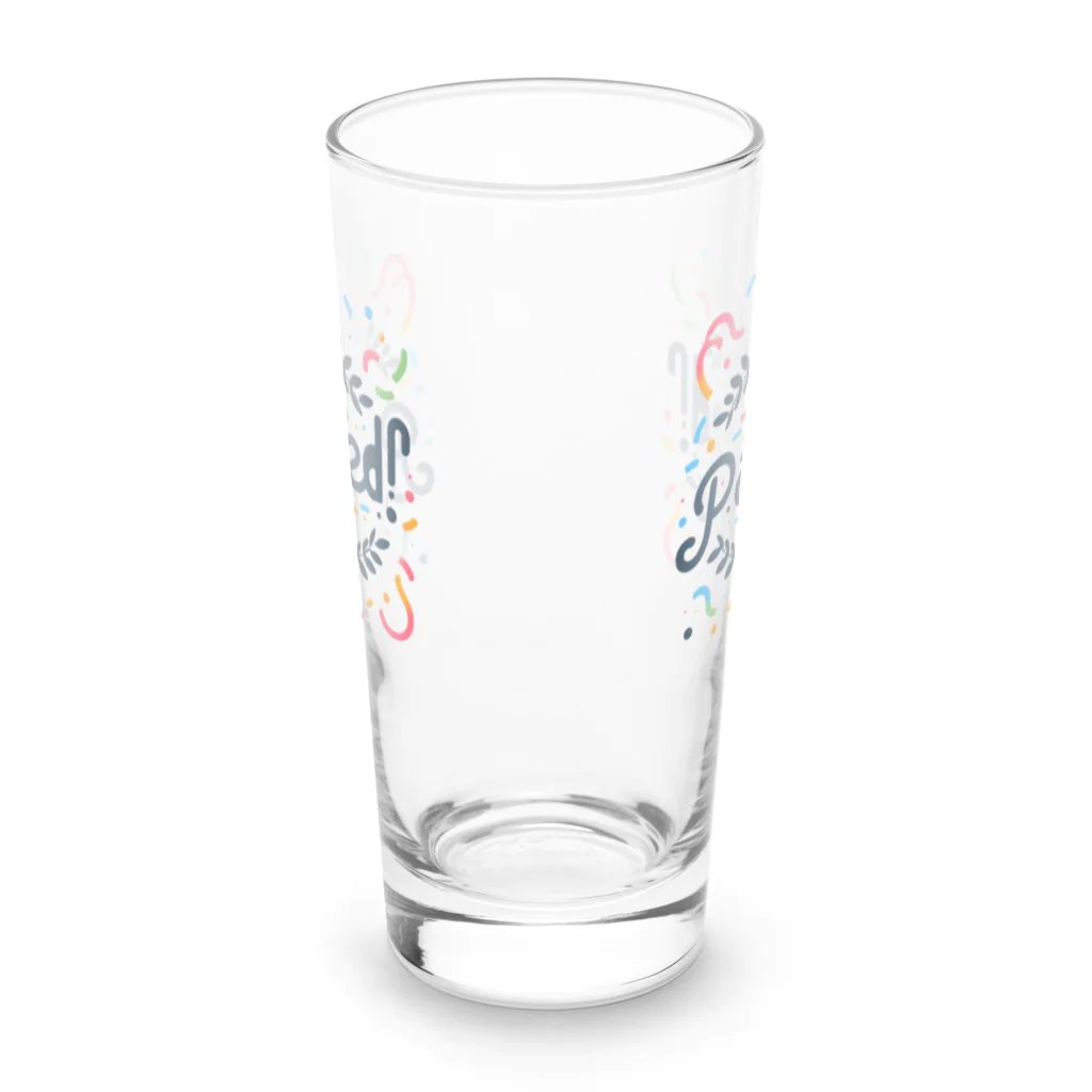 わっしょいの合格PASSED Long Sized Water Glass :front