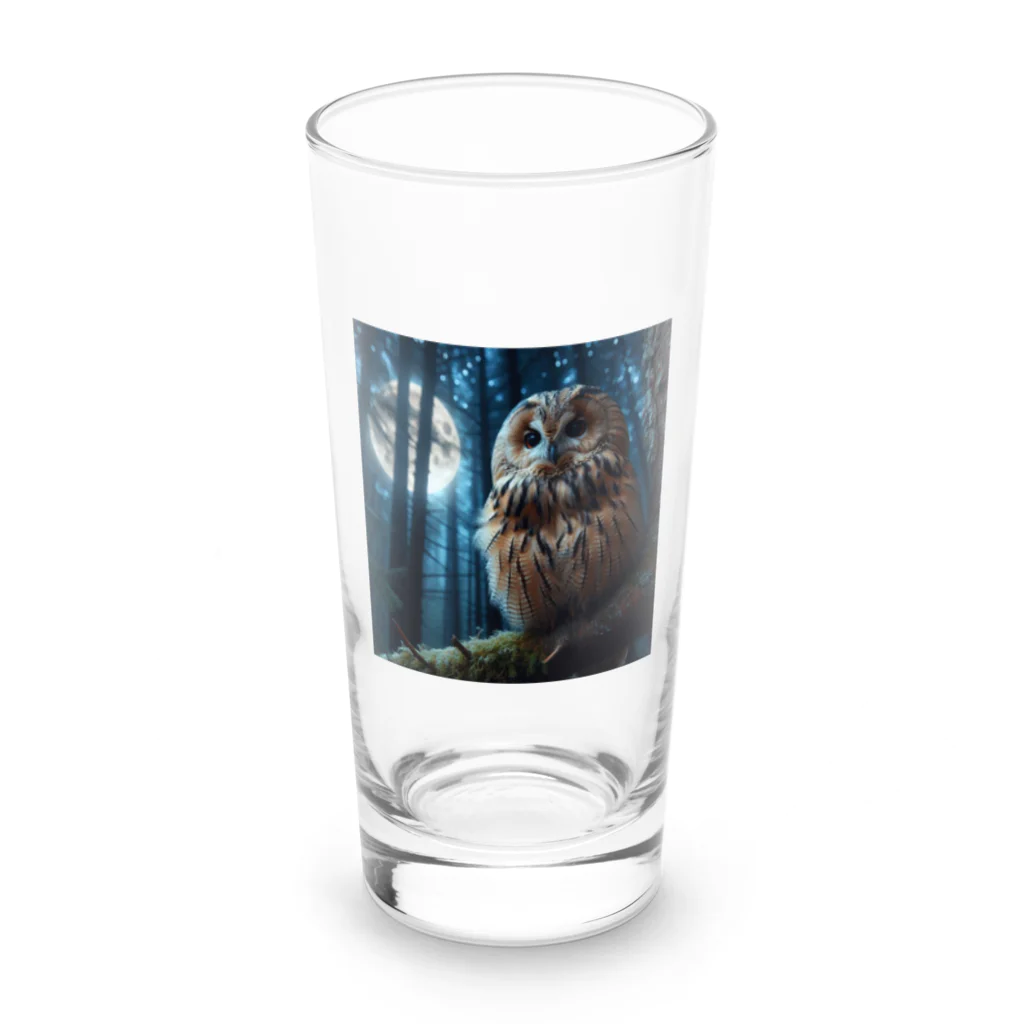 yuriseのフクロウ🦉グッズ Long Sized Water Glass :front