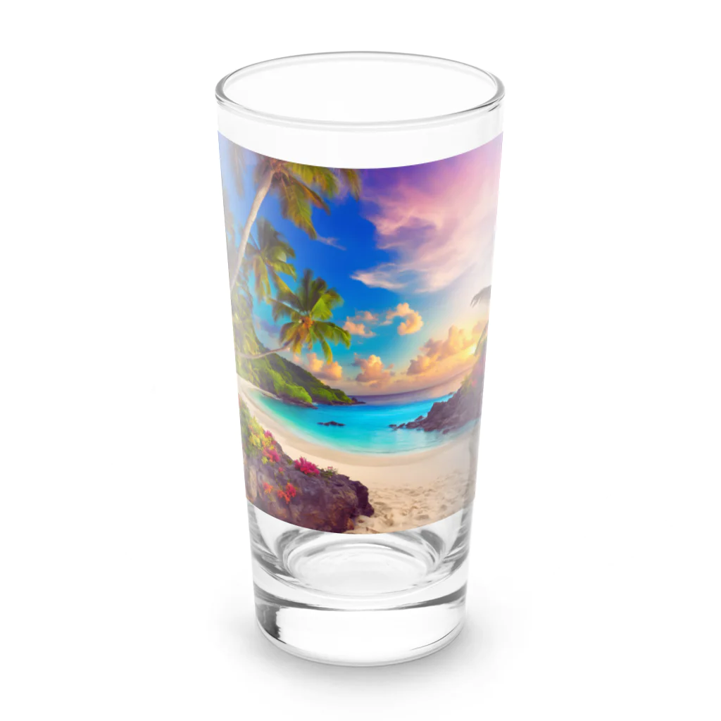 HOSHI-TANEKO🌠の🌊美しい海岸🏄✨ Long Sized Water Glass :front